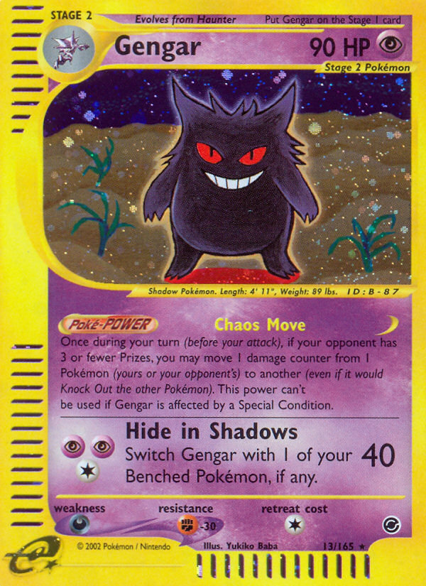 Gengar (13/165) [Expedition: Base Set] | Good Games North