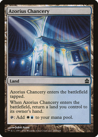 Azorius Chancery [Commander 2011] | Good Games North