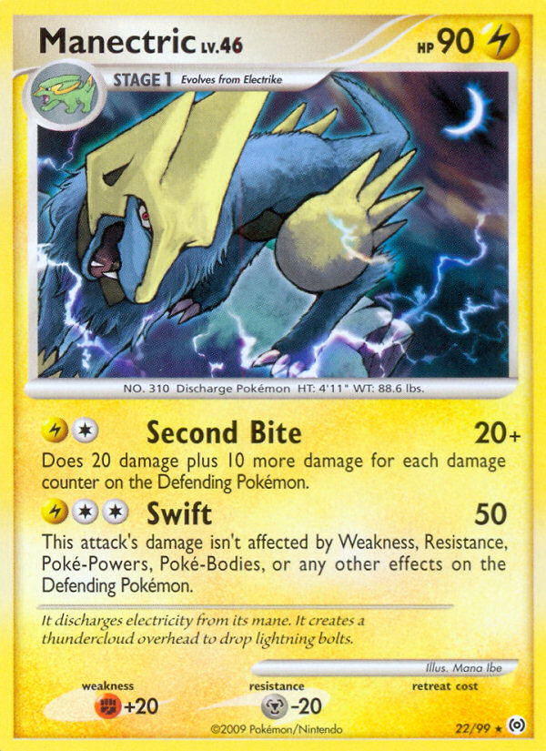 Manectric (22/99) [Platinum: Arceus] | Good Games North