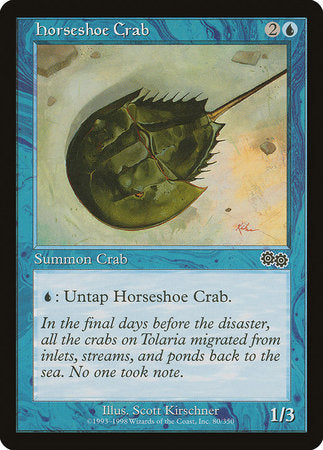 Horseshoe Crab [Urza's Saga] | Good Games North