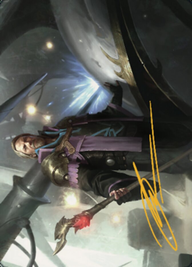 Urza, Prince of Kroog Art Card (Gold-Stamped Signature) [The Brothers' War Art Series] | Good Games North