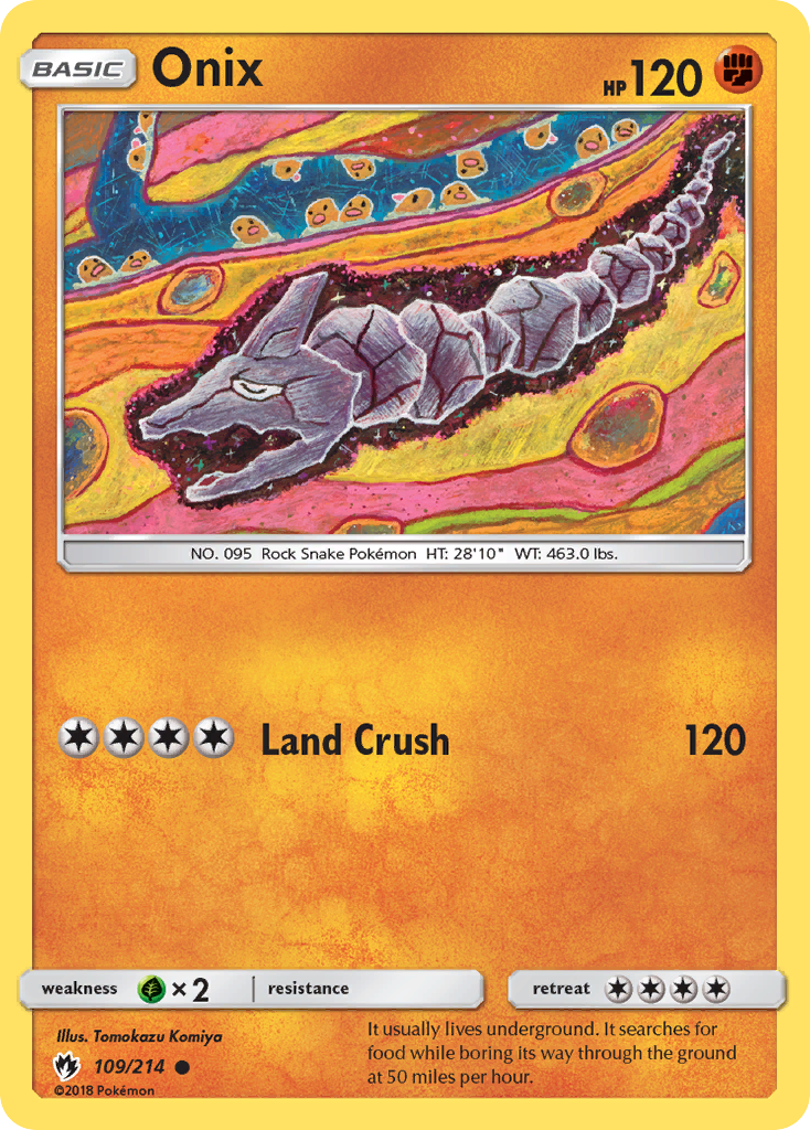 Onix (109/214) [Sun & Moon: Lost Thunder] | Good Games North
