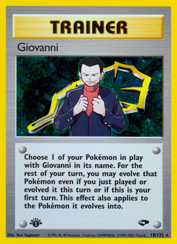 Giovanni (18/132) [Gym Challenge 1st Edition] | Good Games North
