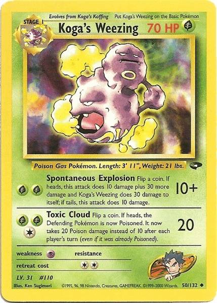 Koga's Weezing (50/132) [Gym Challenge Unlimited] | Good Games North