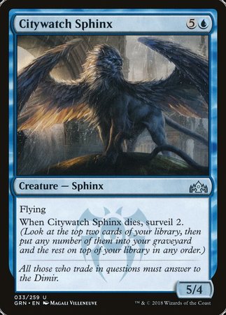 Citywatch Sphinx [Guilds of Ravnica] | Good Games North
