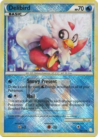 Delibird (39/123) (League Promo) [HeartGold & SoulSilver: Base Set] | Good Games North