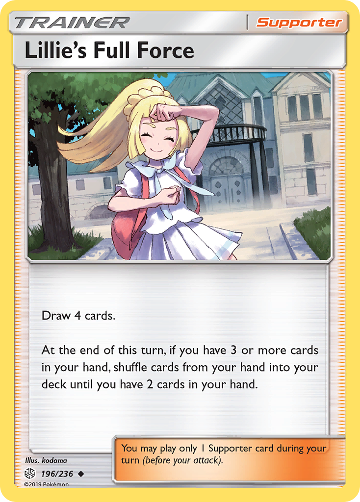 Lillie's Full Force (196/236) [Sun & Moon: Cosmic Eclipse] | Good Games North