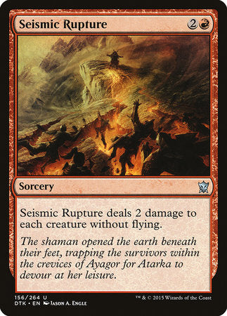 Seismic Rupture [Dragons of Tarkir] | Good Games North