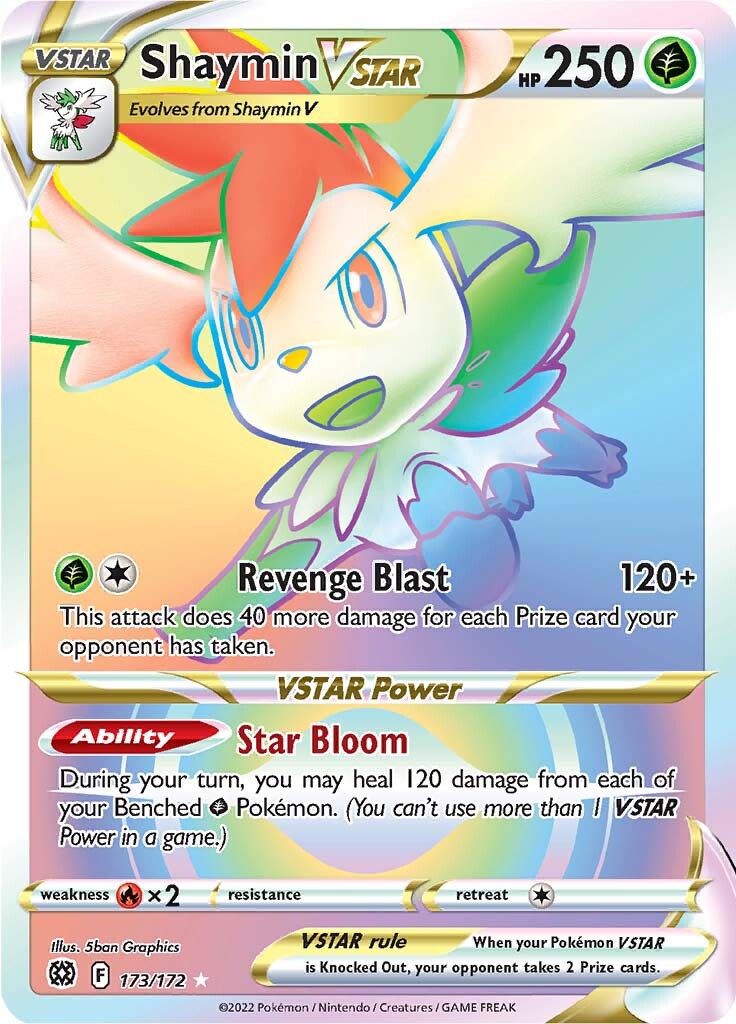 Shaymin VSTAR (173/172) [Sword & Shield: Brilliant Stars] | Good Games North