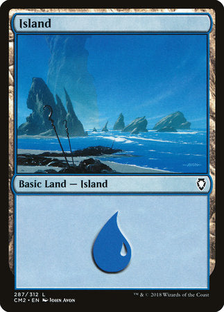 Island (287) [Commander Anthology Volume II] | Good Games North