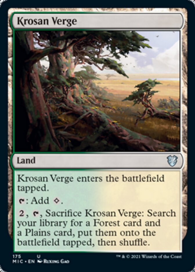 Krosan Verge [Innistrad: Midnight Hunt Commander] | Good Games North