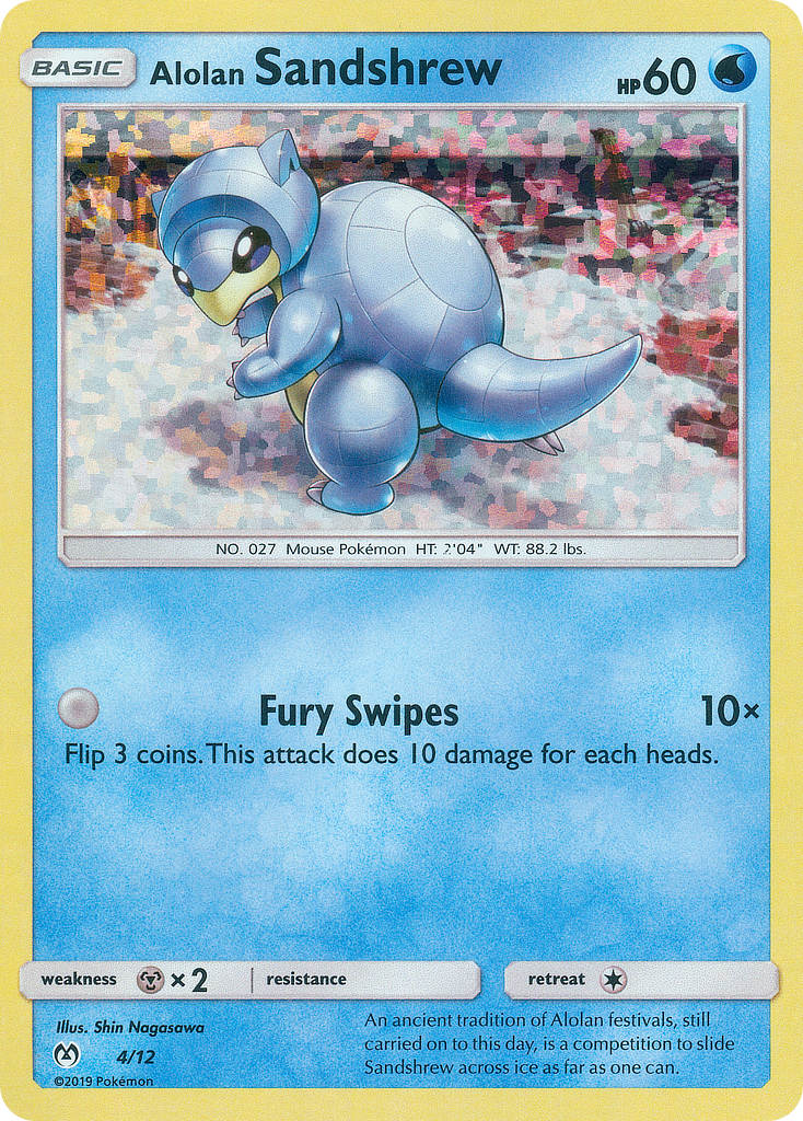 Alolan Sandshrew (4/12) [McDonald's Promos: 2019 Collection] | Good Games North