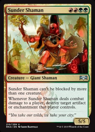 Sunder Shaman [Ravnica Allegiance] | Good Games North