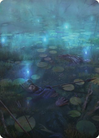The Dead Marshes Art Card [The Lord of the Rings: Tales of Middle-earth Art Series] | Good Games North