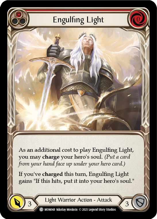 Engulfing Light (Red) [MON048] 1st Edition Normal | Good Games North