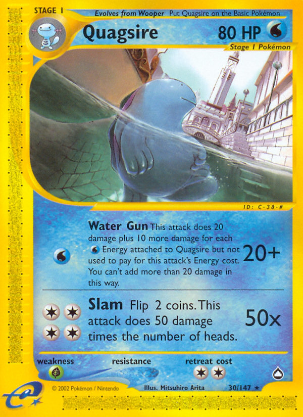 Quagsire (30/147) [Aquapolis] | Good Games North