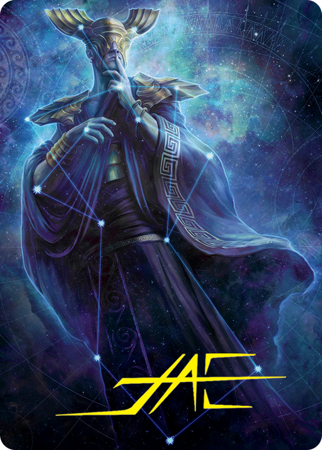 Atris, Oracle of Half-Truths Art Card (Gold-Stamped Signature) [March of the Machine Art Series] | Good Games North