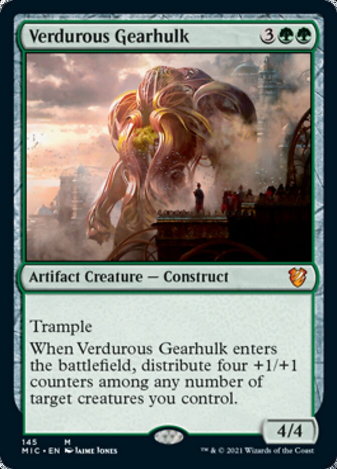 Verdurous Gearhulk [Innistrad: Midnight Hunt Commander] | Good Games North