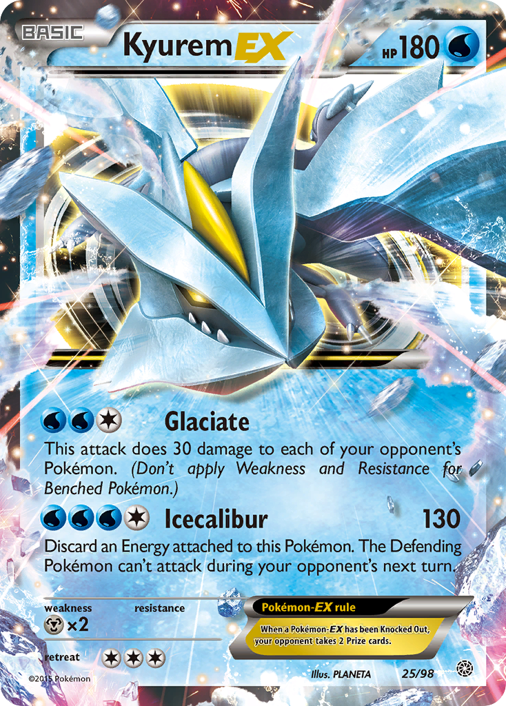 Kyurem EX (25/98) [XY: Ancient Origins] | Good Games North