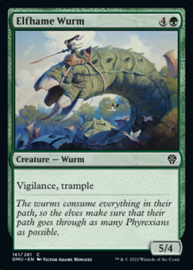 Elfhame Wurm [Dominaria United] | Good Games North