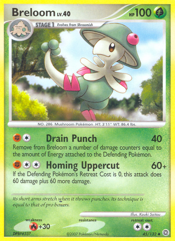 Breloom (45/132) [Diamond & Pearl: Secret Wonders] | Good Games North