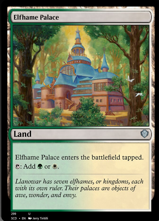 Elfhame Palace [Starter Commander Decks] | Good Games North