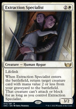 Extraction Specialist (Promo Pack) [Streets of New Capenna Promos] | Good Games North