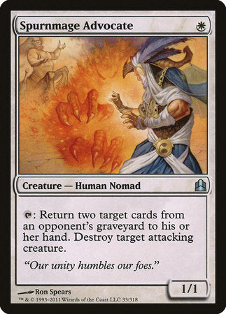 Spurnmage Advocate [Commander 2011] | Good Games North
