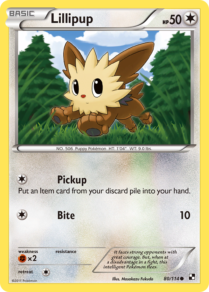 Lillipup (80/114) [Black & White: Base Set] | Good Games North