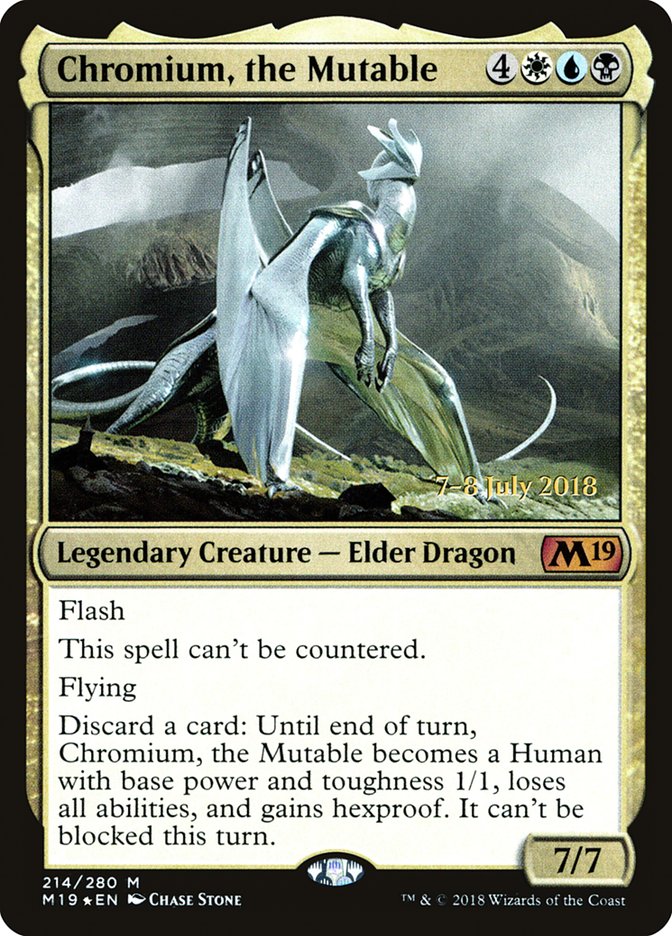 Chromium, the Mutable  [Core Set 2019 Prerelease Promos] | Good Games North