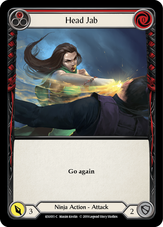 Head Jab (Red) [KSU011-C] 1st Edition Normal | Good Games North