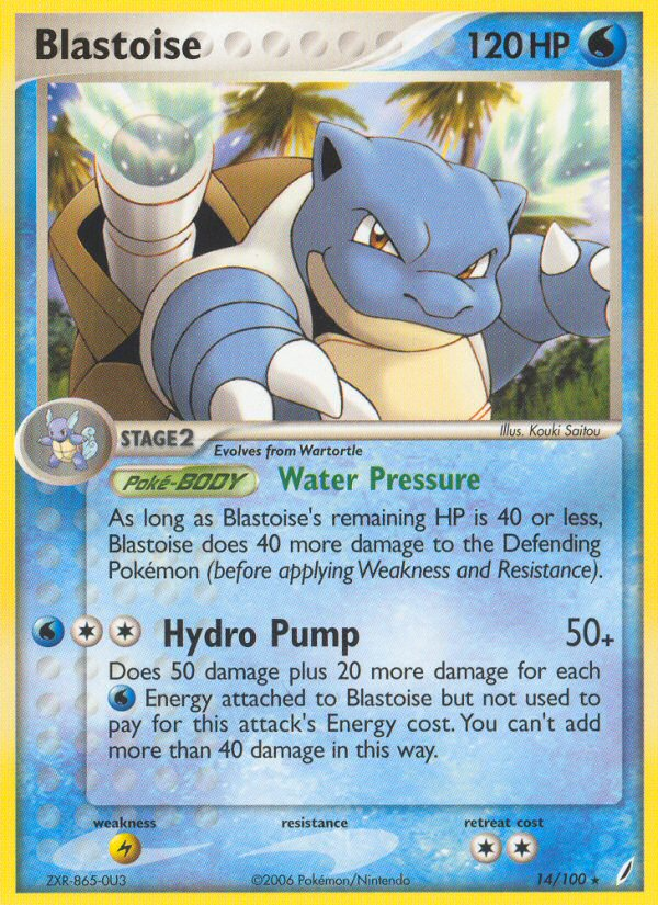 Blastoise (14/100) [EX: Crystal Guardians] | Good Games North