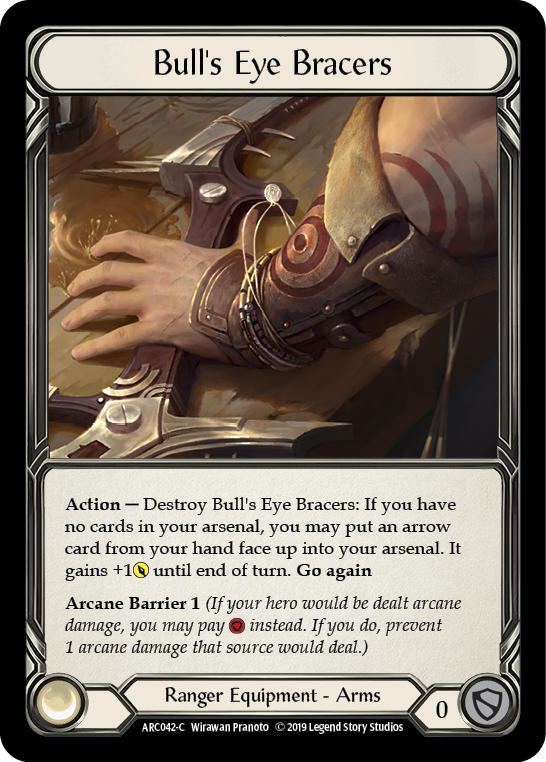 Bull's Eye Bracers [ARC042-C] 1st Edition Normal | Good Games North