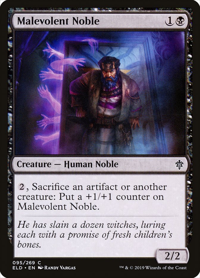 Malevolent Noble [Throne of Eldraine] | Good Games North