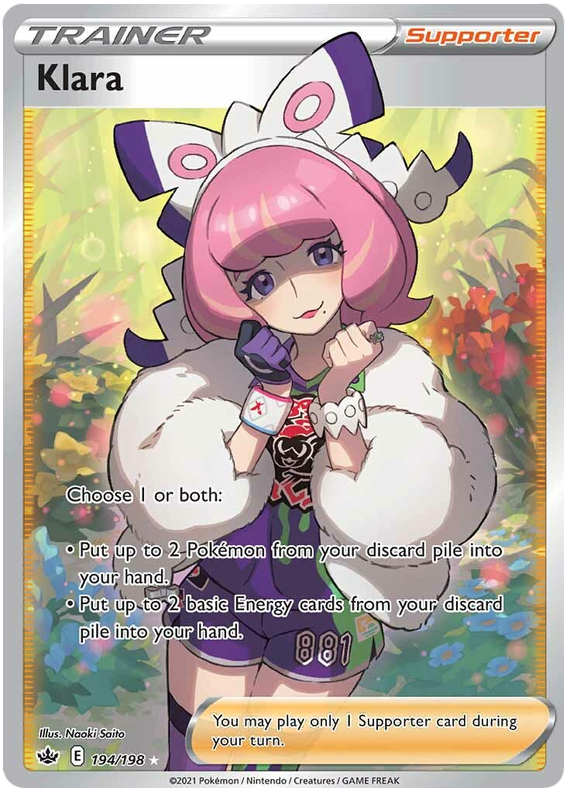 Klara (194/198) [Sword & Shield: Chilling Reign] | Good Games North