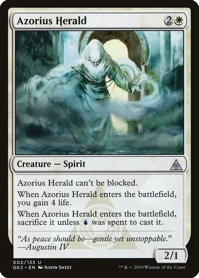 Azorius Herald [Ravnica Allegiance Guild Kit] | Good Games North