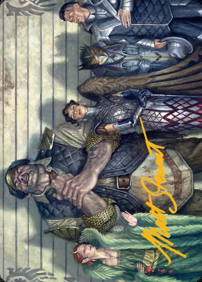 Rogues' Gallery Art Card (Gold-Stamped Signature) [Streets of New Capenna Art Series] | Good Games North