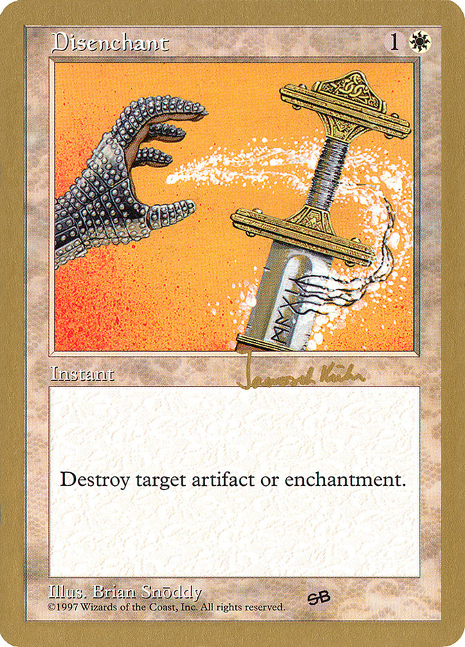 Disenchant (Janosch Kuhn) (SB) [World Championship Decks 1997] | Good Games North