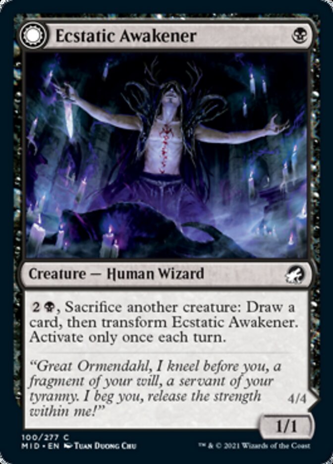 Ecstatic Awakener // Awoken Demon [Innistrad: Midnight Hunt] | Good Games North