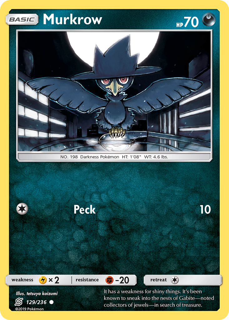 Murkrow (129/236) [Sun & Moon: Unified Minds] | Good Games North