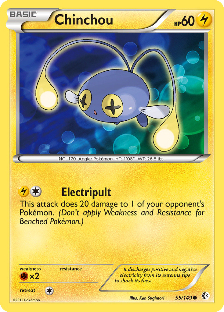 Chinchou (55/149) [Black & White: Boundaries Crossed] | Good Games North