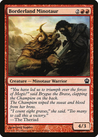 Borderland Minotaur [Theros] | Good Games North