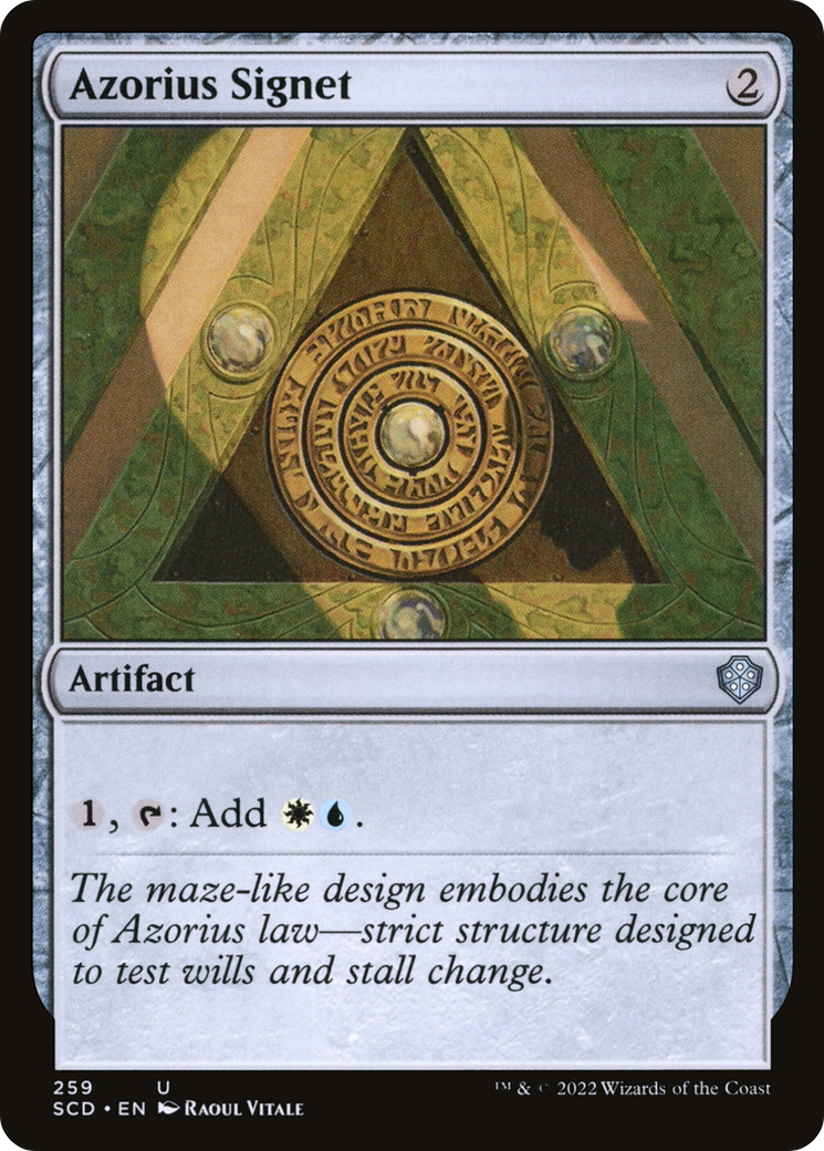 Azorius Signet [Starter Commander Decks] | Good Games North