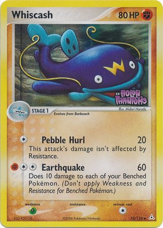 Whiscash (55/110) (Stamped) [EX: Holon Phantoms] | Good Games North