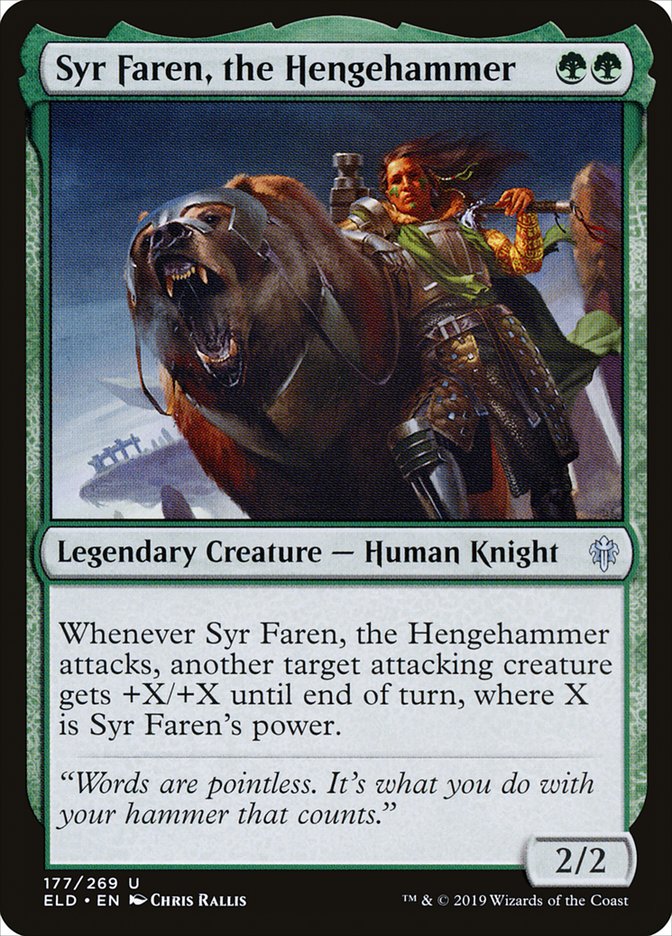 Syr Faren, the Hengehammer [Throne of Eldraine] | Good Games North