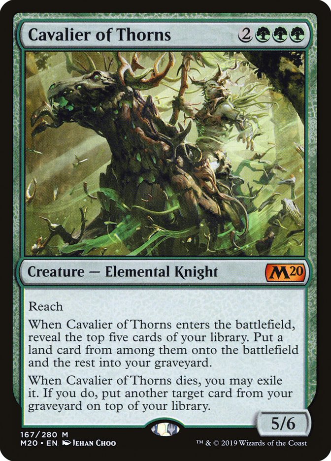 Cavalier of Thorns [Core Set 2020] | Good Games North