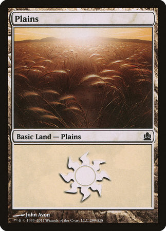 Plains (299) [Commander 2011] | Good Games North