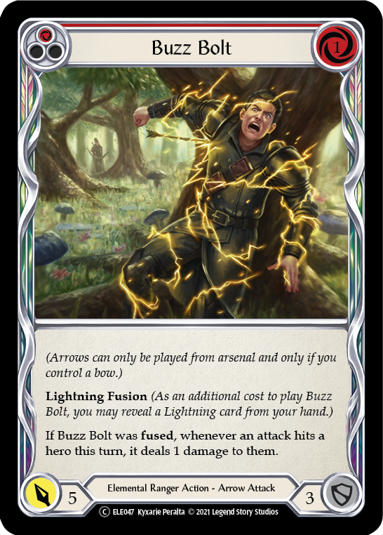Buzz Bolt (Red) [U-ELE047] Unlimited Rainbow Foil | Good Games North