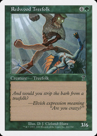 Redwood Treefolk [Seventh Edition] | Good Games North