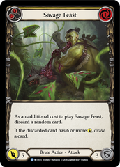 Savage Feast (Yellow) [U-WTR015] (Welcome to Rathe Unlimited)  Unlimited Normal | Good Games North